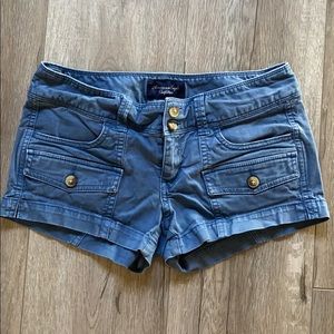 Blue pair of shorts from American Eagle Outfitters